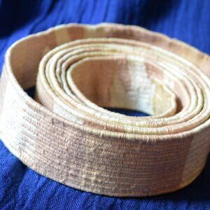 Vintage - Hand Woven - Cotton Belt - 1970s.